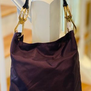 JPK Paris 75 Purple Nylon Shoulder Bag